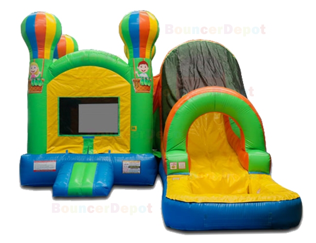 Hot air balloon combo inflatable