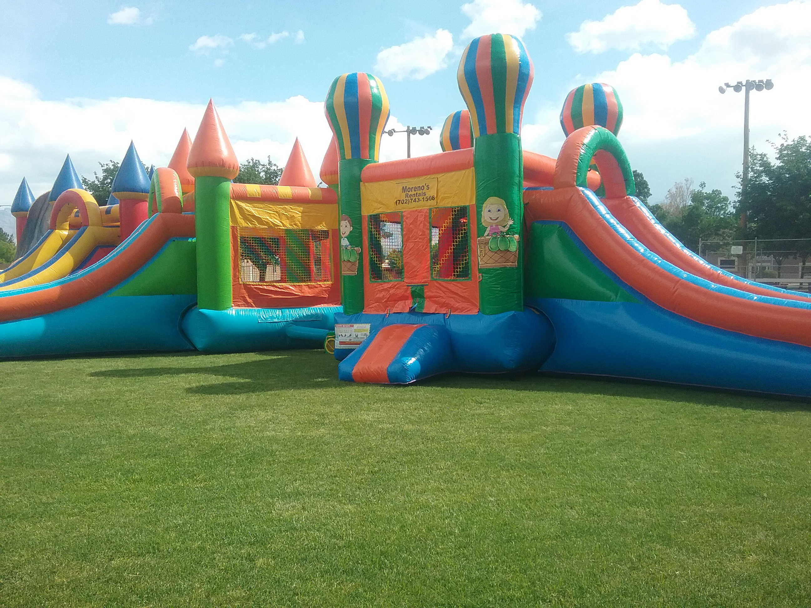 Three jumpers inflatable